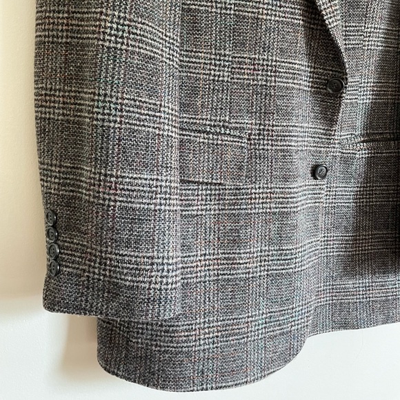 ✿ Vintage Oakton Ltd. 100% Wool Suit Jacket Size L - Picture 4 of 5